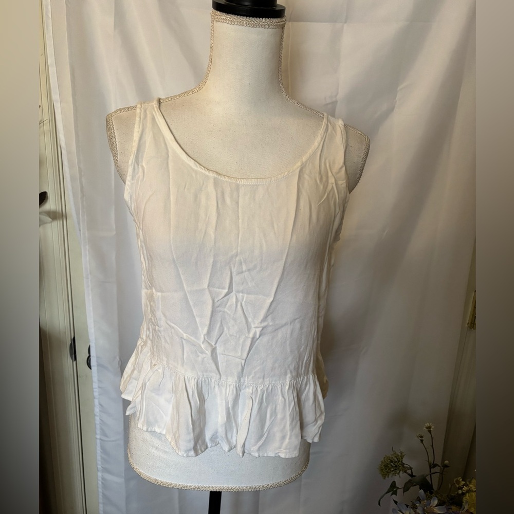 Style Envy, White Rayon, Tank Top